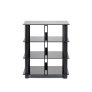 NorStone Epur 4 HiFi Cabinet 4 Shelves Rack (Each) BLACK SATIN