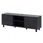 Sonora S20V65N 65" Wide Adjustable TV Stand BLACK