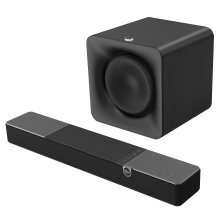 Klipsch Flexus Core 100 Sound Bar with Flexus Sub 100 Wireless Subwoofer Bundle BLACK - Open Box