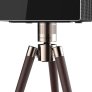Valerion Walnut Tripod Stand Projector Tripod Stand