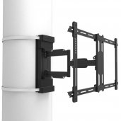 Kanto PSC350 Full Motion Column & Pillar TV Mount for 37"-75" TVs BLACK