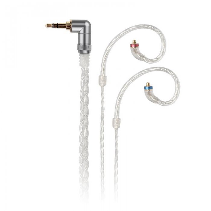 FiiO LC-3.5C 3.5mm 8-Strand Silver-Plated Copper Hand Woven MMCX Earphone Cable - Click Image to Close