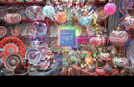 Description image for Samsung UN55CU7000FXZC 55-Inch Class CU7000 Crystal UHD 4K Smart TV [2023]