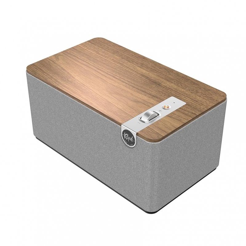 Klipsch THE THREE PLUS Premium Tabletop Bluetooth Speaker WALNUT