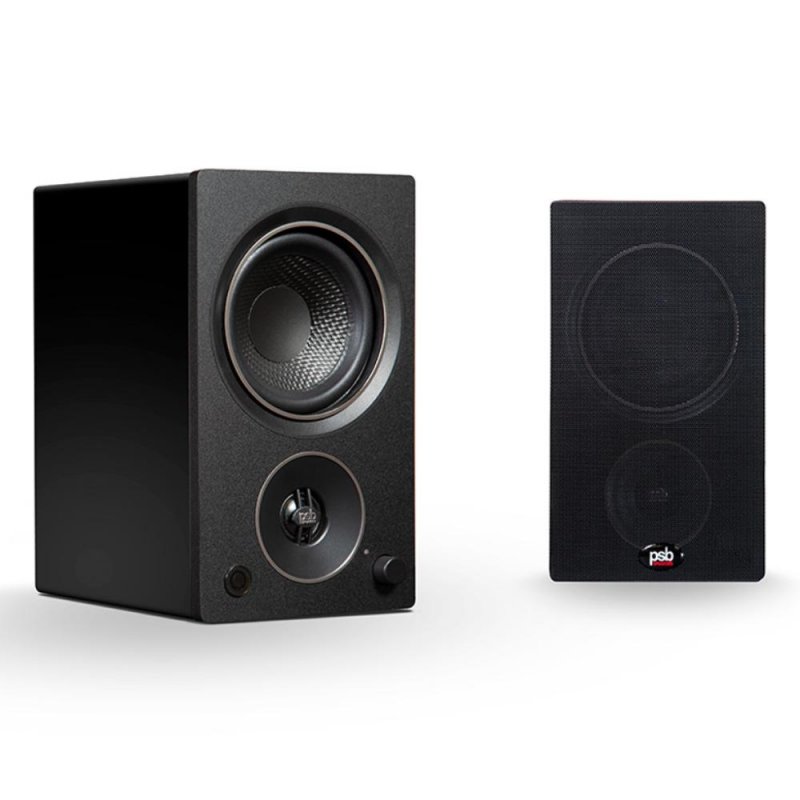 PSB Alpha AM3 Compact Powered Speakers (Pair) BLACK