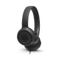 JBL Tune 500 On-Ear Headphones with One-Button Remote/Mic BLACK