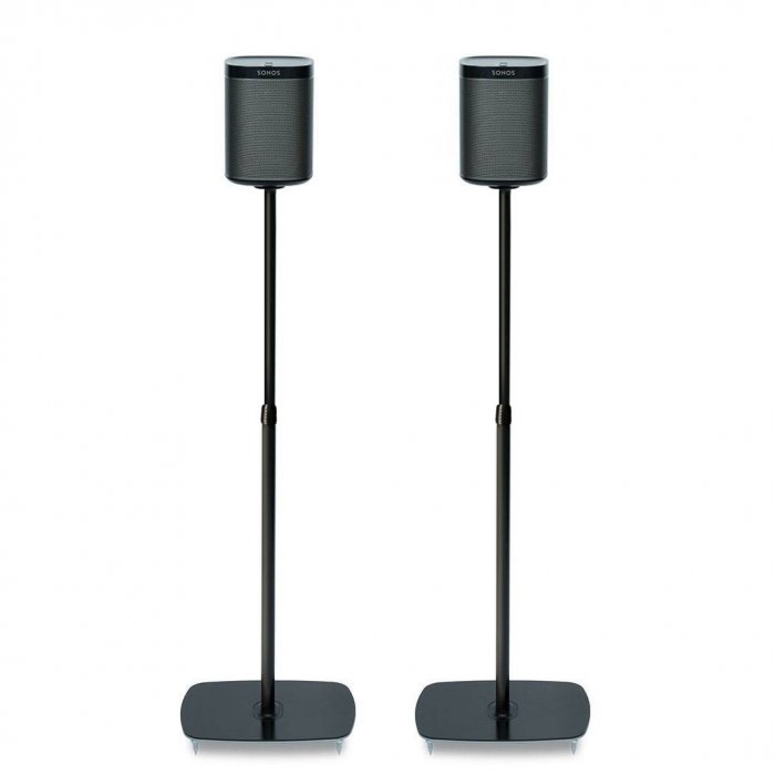 Flexson Adjustable Floorstand for SONOS PLAY:1 BLACK (Pr) - Click Image to Close