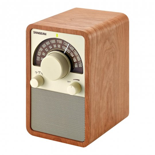 Sangean WR-15 AM/FM Table Top Radio WOOD