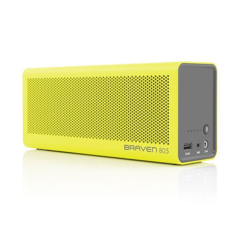 Braven 805 Wireless HD Bluetooth Speaker YELLOW
