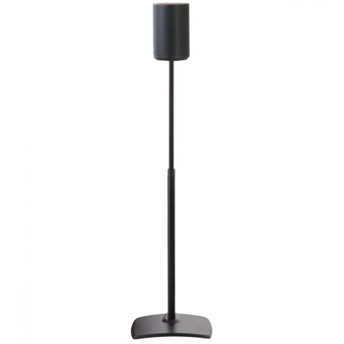 Sanus WSSE1A1 Height-Adjustable Speaker Stand for Sonos Era 100 (Single) BLACK - Click Image to Close