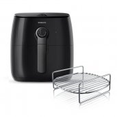 Philips HD9622/96 Airfryer Turbostar with Double-Layer Rack BLACK