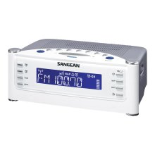 Sangean RCR-22 FM-RDS (RBDS) / AM / Aux-in Tuning Clock Radio with Radio Controlled Clock