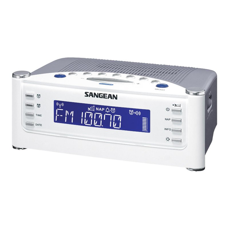 Sangean RCR-22 FM-RDS (RBDS) / AM / Aux-in Tuning Clock Radio with Radio Controlled Clock