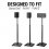 Sanus WSSA1 Adjustable Wireless Speaker Stand for the Sonos One PLAY:1 and PLAY:3 Single B