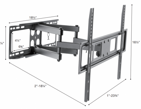 Description image for Sonora SF Series Articulating TV Bracket for TVs over 37