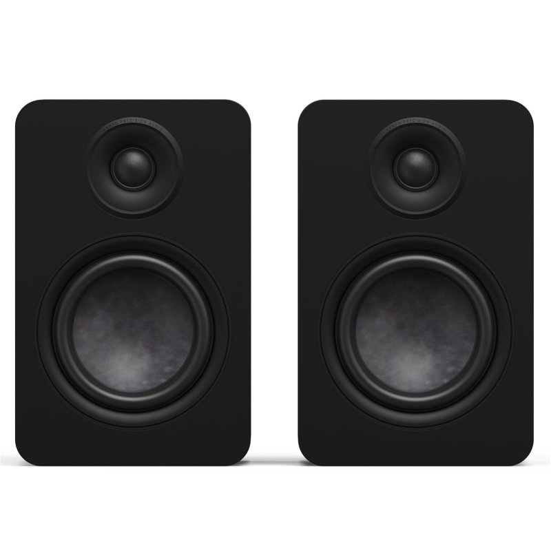 Kanto Living YU6 Passive 2nd Gen Passive Bookshelf Speakers with 1-Inch Silk Dome Tweeter and 5.25-Inch Abaca-Reinforced Woofer BLACK