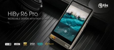 Description image for HiBy R6 PRO Portable Hi-Fi Music Audio Player ALLOY GRAY