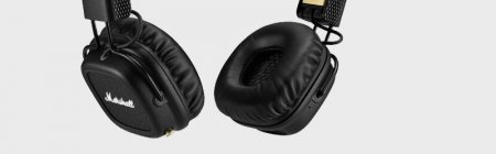 Description image for Marshall MAJOR II On-Ear Bluetooth Headphones BLACK