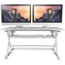 Rocelco DADR 40-Inch Standing Desk Converter WHITE