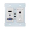 Key Digital KDX2X1WVTX 2x1 4K Wall Plate Switcher HDMI & DisplayPort