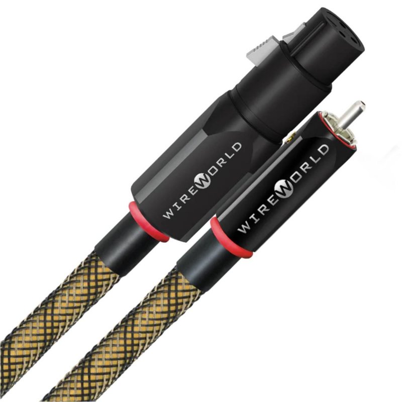 Wireworld GEI10 Gold Eclipse 10 Audio Interconnect Cable 2.4ft (0.75M)