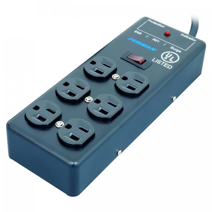Furman SS-6B 6-outlet Pro Surge Suppressor Strip - Click Image to Close