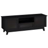 Salamander Designs SDAV5-7225BO Elegant Media Cabinet BLACK OAK
