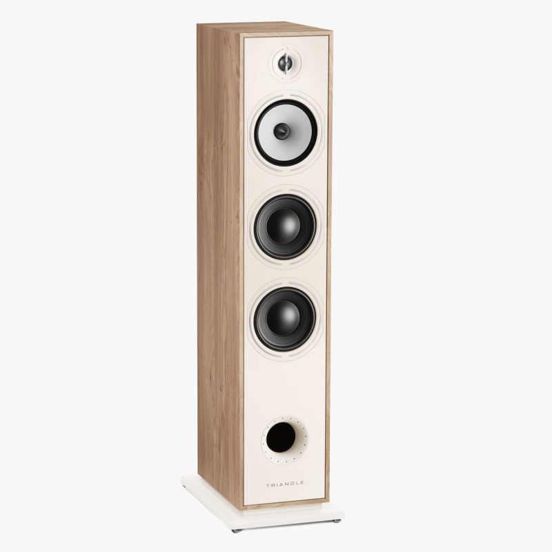 Triangle Borea BR08 3-Way Hifi Floor Standing Speaker (Pair) Light Oak