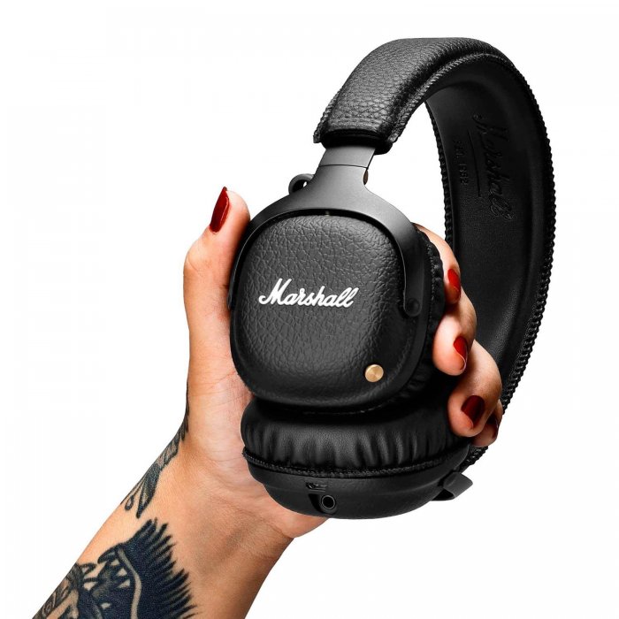 Marshall MID Over-Ear Bluetooth Headphones BLACK - Click Image to Close
