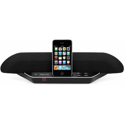 Memorex MA5004BK Mini Sound Bar with iPod/iPhone Dock BLACK