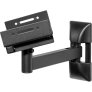 Peerless-AV SPK26 TruVue+ Universal Adjustable Bookshelf Speaker Wall Mounts Pair BLACK