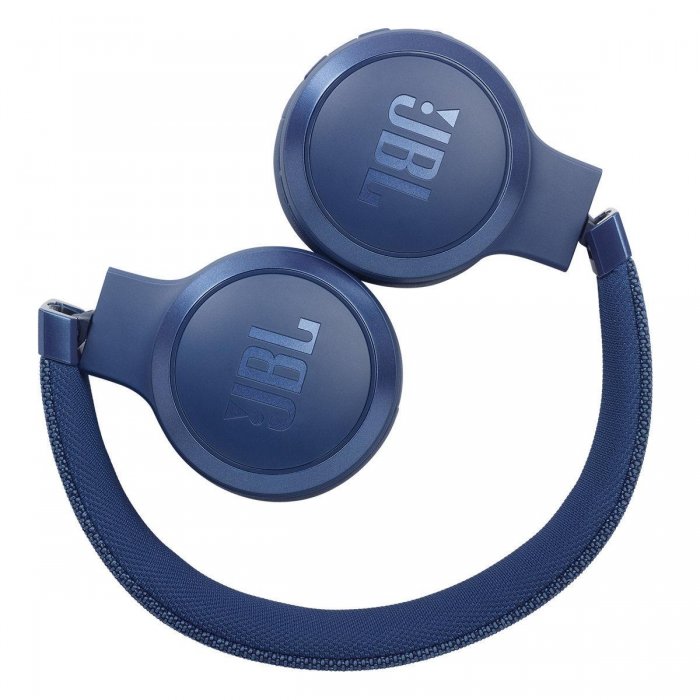 JBL Live 460NC Wireless Signature Sound On-Ear Noise-Cancelling Headphones BLUE - Click Image to Close