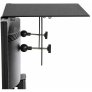iQ IQTTS1210 12-inch TV Top Shelf for Speakers, Cable Boxes, Game Consoles & AV Components BLACK
