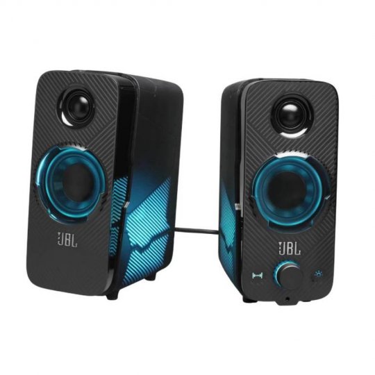 JBL Quantum Duo Gaming w/ RGB Lighting Speakers BLACK