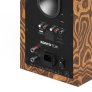 Kanto Living TUK 2nd Gen (2nd Gen) 260 W Premium Powered Speaker System with Bluetooth 5.4 Dual RCA and USB -C Inputs MATTE BURLED EBONY W/ GUNMETAL