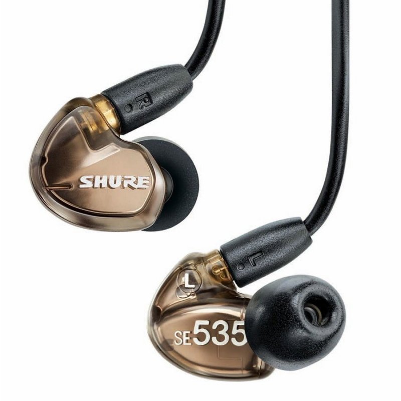Shure SE535-V Sound Isolating In-Ear Earphones Bronze