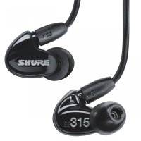 Shure SE315 Sound Isolating In-Ear Earphones BLACK