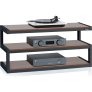 NorStone Esse AV Audio Video Stand BLACK / WALNUT