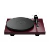 Pro-Ject Debut EVO 2 Belt Drive Turntable Carbon Tonearm Electronic Speed Control (PICK IT MM EVO) SATIN WINE RED