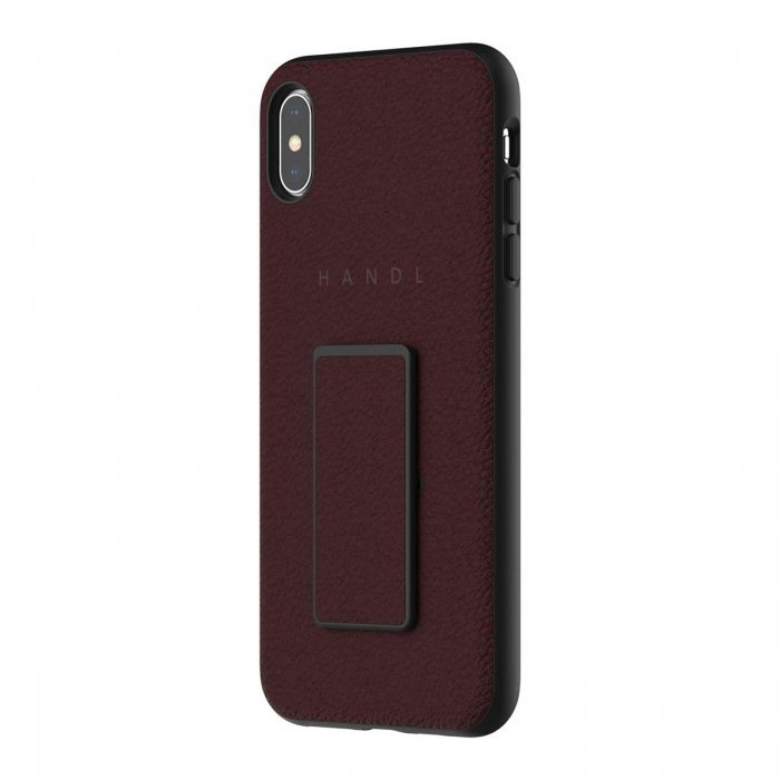 Handl HD-AP03PBML Inlay Case for Iphone X/XS - Merlot Pebble - Click Image to Close
