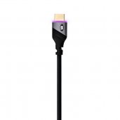 Monster MHV11028PUR Essentials HDMI Cable Lighted PURPLE - 6ft