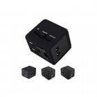Ultralink UP607BK All-in-1 Universal World Travel Adapter w/ 2 USB