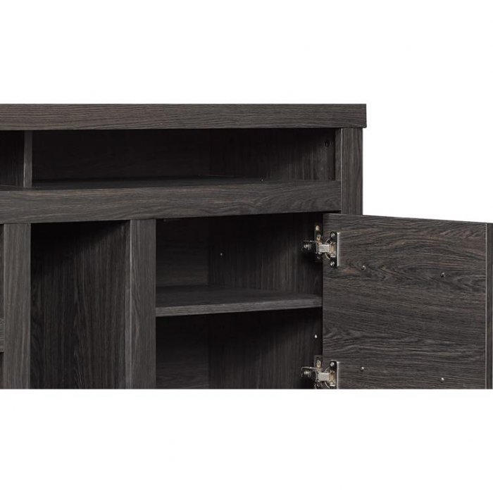 Bell'O EVERSON 48-Inch Media Console with Center Gaming Nook (No Tools) BLACK WALNUT - Click Image to Close