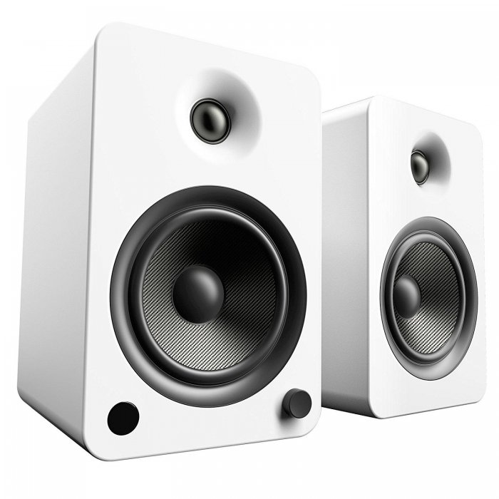 Kanto YU6MW 100W (RMS Power) Powered Speakers with Bluetooth and Phono Preamp MATTE WHITE - Click Image to Close