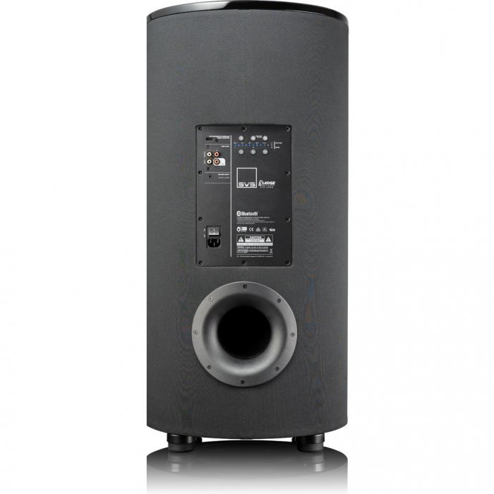 SVS PC-2000 PRO 12-Inch Cylinder Subwoofer with Sledge STA-550D Amp PIANO BLACK - Click Image to Close