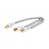 UltraLink UAY1F2M Caliber Subwoofer Audio Y Cable (1F/2M)