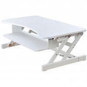 Rocelco DADR 46-Inch Standing Desk Converter WHITE
