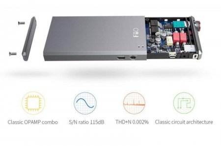 Description image for FiiO A5 Portable Headphone Amplifier BLACK