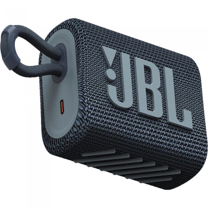 JBL Go 3 Portable Bluetooth Speaker BLUE - Click Image to Close