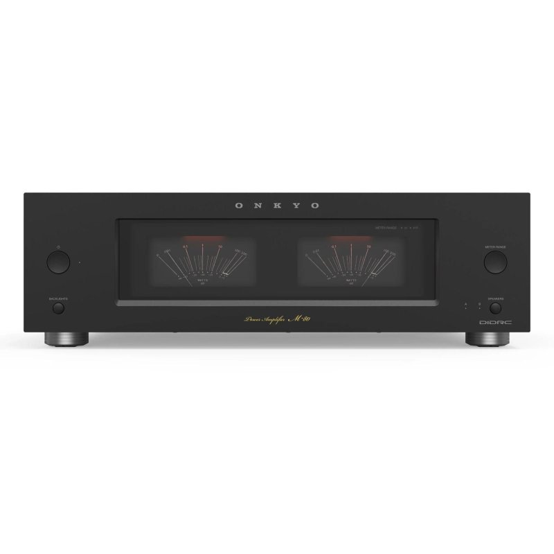Onkyo M80B Icon Stereo Power Amplifier High Current Hi Fi Amplifier 130W per Channel DIDRC Distortion Reduction